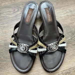 Brighton Libra strappy dress sandals, size 7.5N